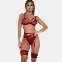 Load image into Gallery viewer, Valentina 3 Piece Set - Wine Red