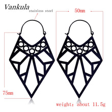Load image into Gallery viewer, Vankula Fusion Earrings Black