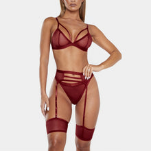 Load image into Gallery viewer, Valentina 3 Piece Set - Wine Red