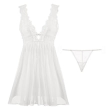 Load image into Gallery viewer, Bonita Backless Baby Doll - White
