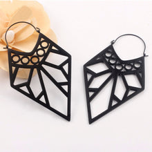 Load image into Gallery viewer, Trinity Earrings - Black

