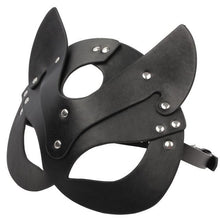 Load image into Gallery viewer, Kitty Queen Fetish Mask - Black
