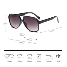 Load image into Gallery viewer, Retro Pilot Aviators - Purple Haze
